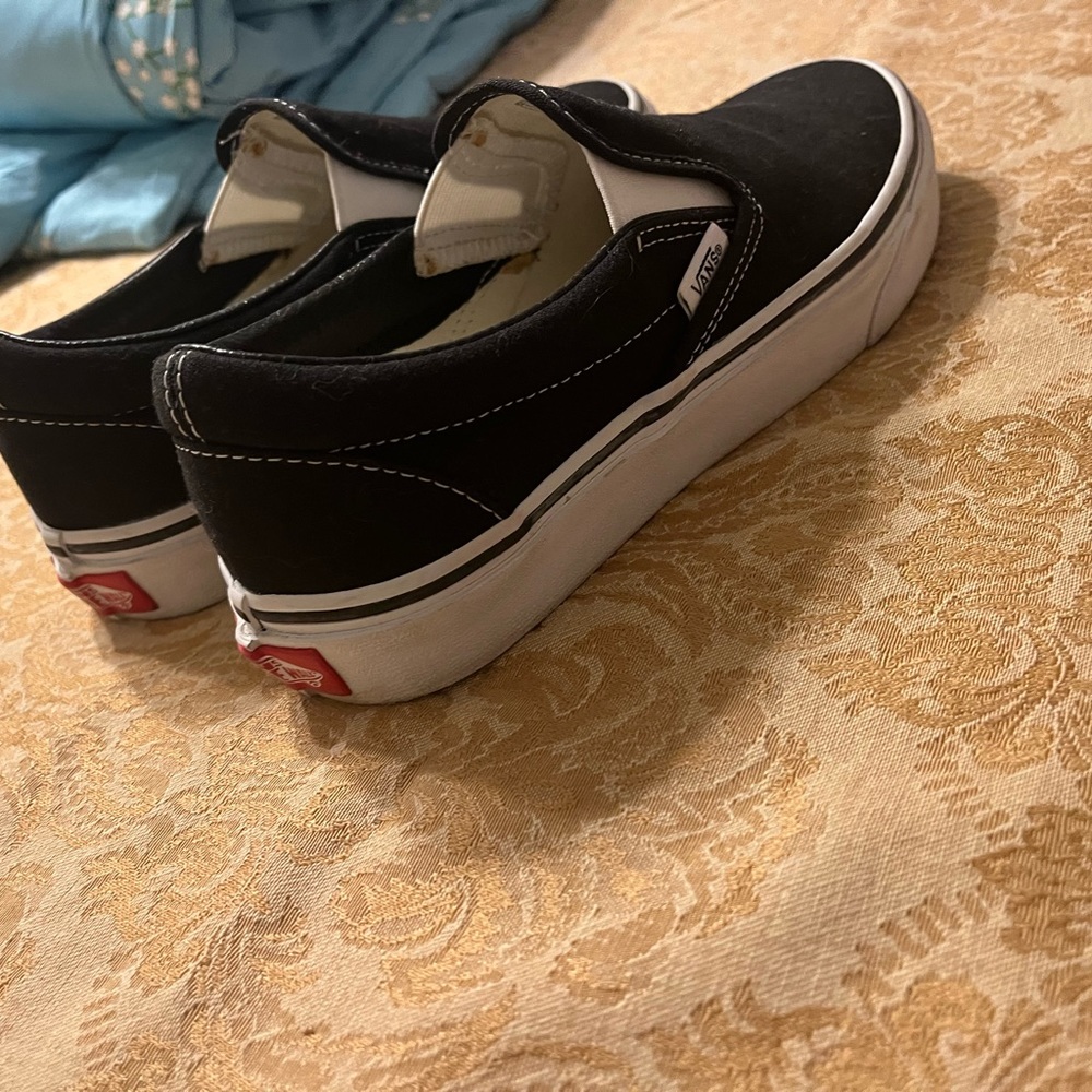 Black slip on vans